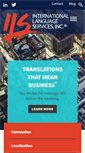 Mobile Screenshot of ilstranslations.com